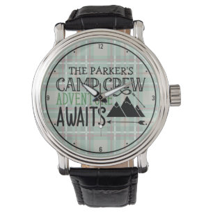 Reloj De Pulsera NOMBRE personalizado Cabina Camping Adventure