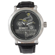 NOMBRE personalizado Carreras Motocross de ciclism