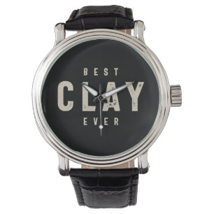 Reloj De Pulsera Nombre personalizado de arcilla