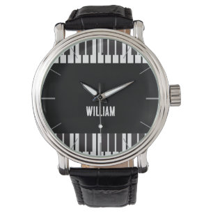 Reloj De Pulsera Nombre personalizado de músico de teclado de piano