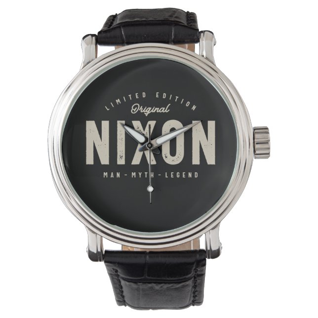 Reloj De Pulsera Nombre personalizado de Nixon (Anverso)