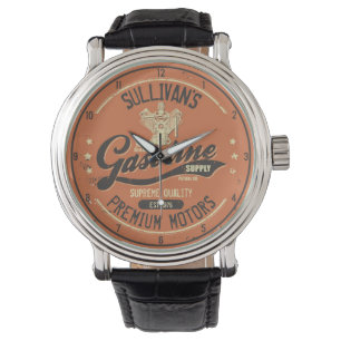 Reloj De Pulsera NOMBRE personalizado Gasolina Motors Garaje mecáni