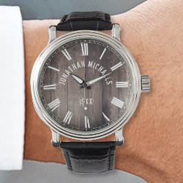Reloj De Pulsera Nombre personalizado Granja Rustica personalizada