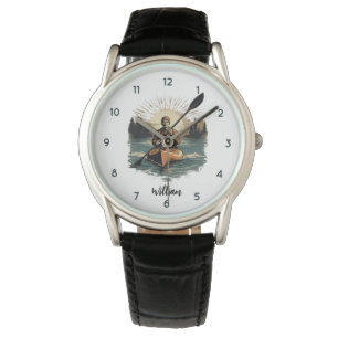 Reloj De Pulsera Nombre personalizado Kayaking Kayaker Watch