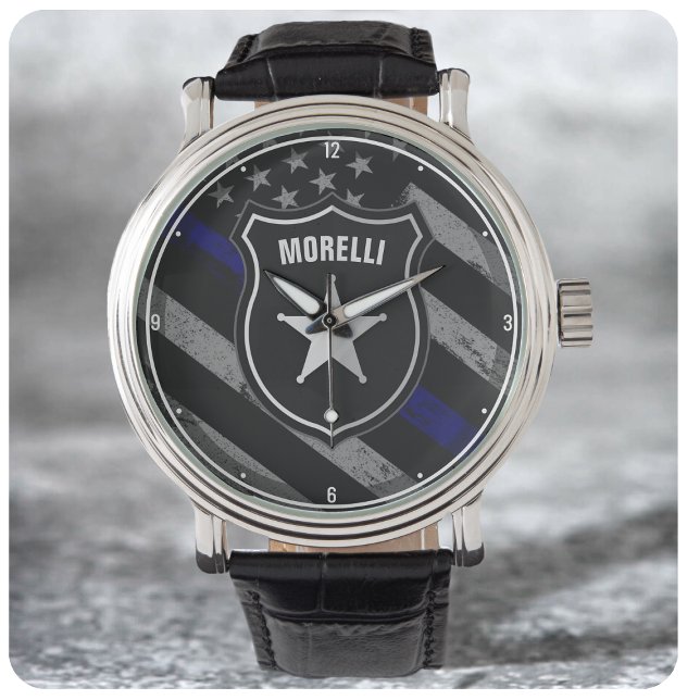 Reloj De Pulsera NOMBRE Personalizado Oficial de Policía Sheriff Co (Subido por el creador)