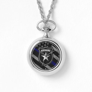 Reloj De Pulsera NOMBRE Personalizado Oficial de Policía Sheriff Co