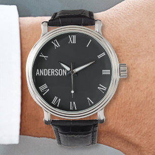 Reloj De Pulsera Nombre personalizado personalizado Número romano