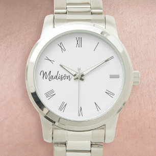 Reloj De Pulsera Nombre personalizado personalizado Número romano