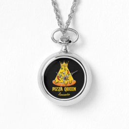 Reloj De Pulsera Nombre personalizado Pizza Queen