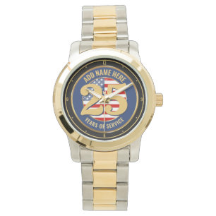 Reloj De Pulsera NOMBRE Personalizado Retirada Militar o Policial
