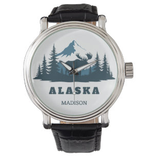 Reloj De Pulsera Nombre personalizado & Texto ALASKA