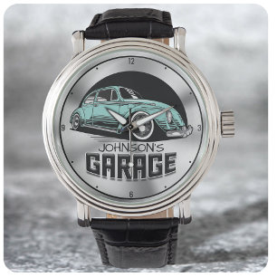 Reloj De Pulsera NOMBRE personalizado Vintage Air-Cooled VDub Car G
