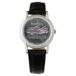 Reloj De Pulsera NOMBRE retro Garaje de auto clásico de Caddy Vinta