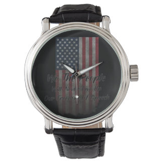 Reloj De Pulsera Nosotros el pueblo Bandera Americana Estados Unido