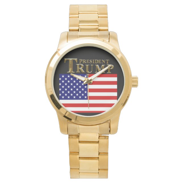 RELOJ DE PULSERA NOSOTROS EL PUEBLO CELEBRAMOS AL PRESIDENTE TRUMP (Anverso)
