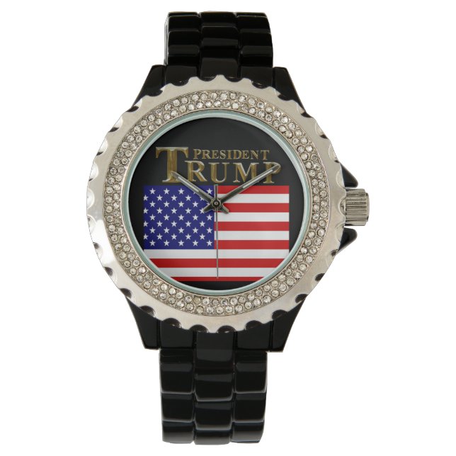 RELOJ DE PULSERA NOSOTROS EL PUEBLO CELEBRAMOS AL PRESIDENTE TRUMP (Anverso)