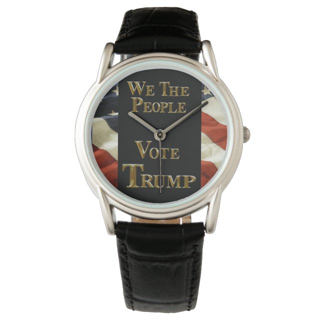RELOJ DE PULSERA NOSOTROS, EL PUEBLO VOTA TRUMP (Anverso)