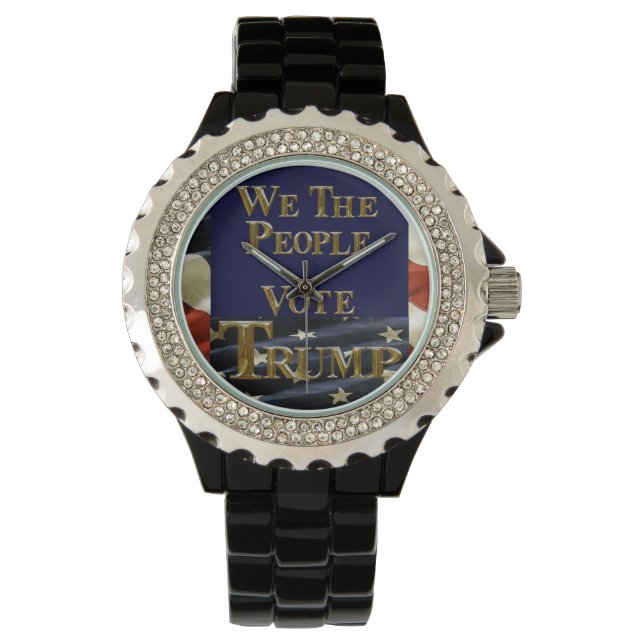 RELOJ DE PULSERA NOSOTROS, EL PUEBLO VOTA TRUMP (Anverso)