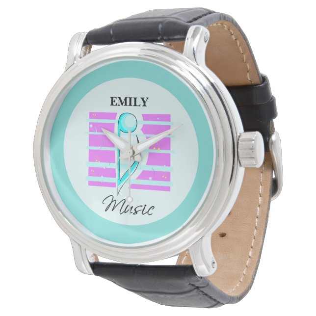 Reloj De Pulsera Nota de felicitaciones, Rendimiento musical (Angular)