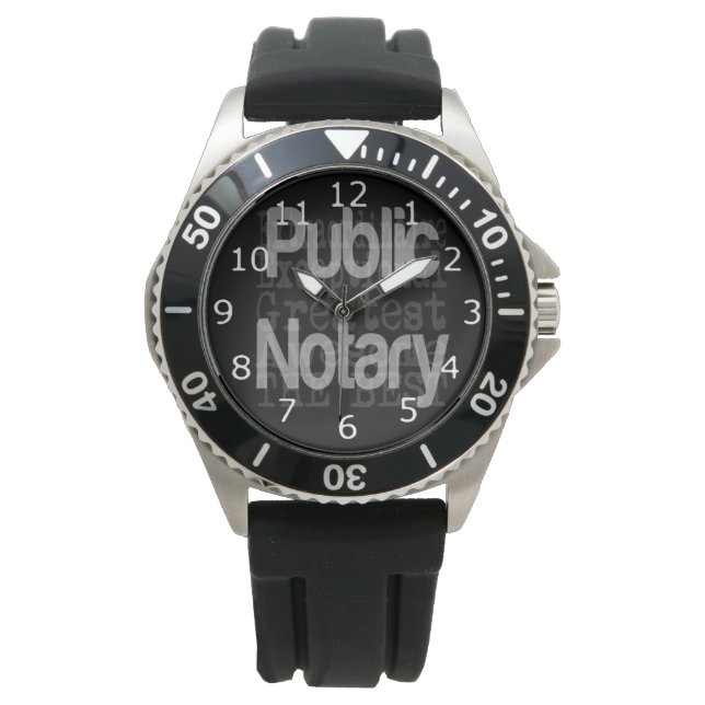 Reloj De Pulsera Notario público extraordinario (Anverso)