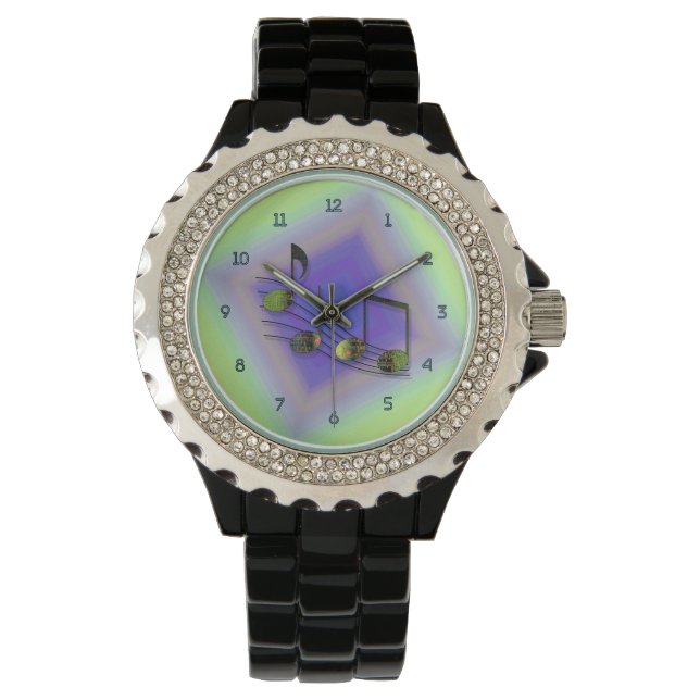 Reloj De Pulsera Notas de Dubstep Watch (Anverso)