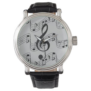Reloj De Pulsera Notas musicales