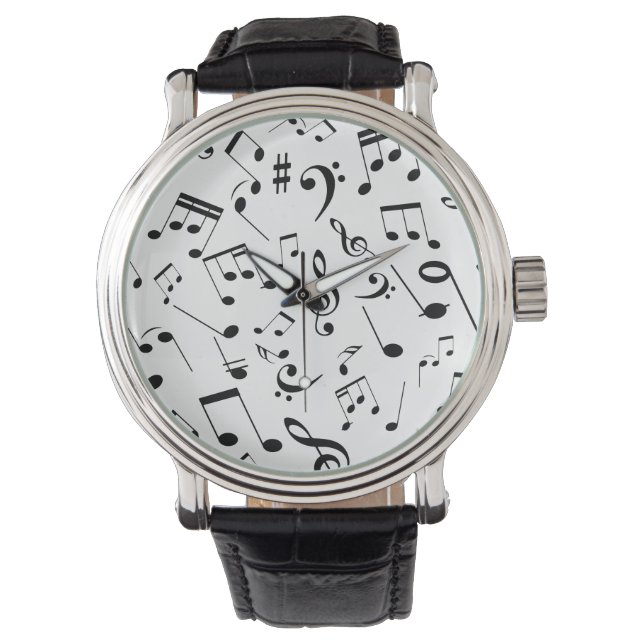 Reloj De Pulsera Notas musicales 3 (Anverso)