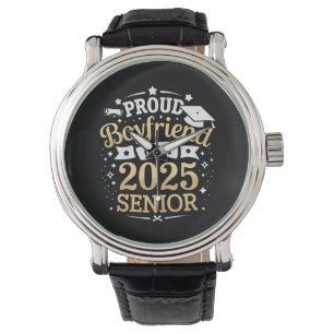 Reloj De Pulsera Novio Orgulloso De La Graduación De Un Graduado De