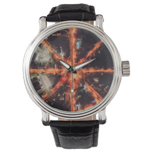 Reloj De Pulsera Nowosolna nocturna con una encrucijada de ocho arm