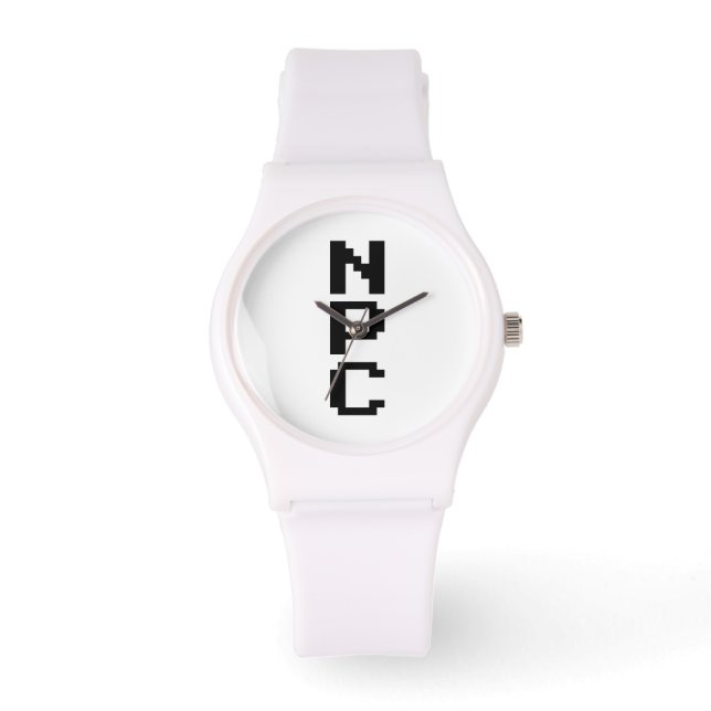 Reloj De Pulsera NPC - Carácter no reproducible (Anverso)