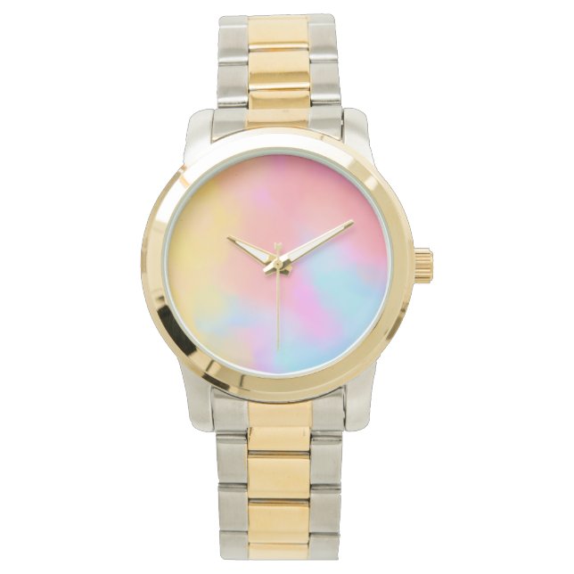 Reloj De Pulsera nube de arcoíris (Anverso)