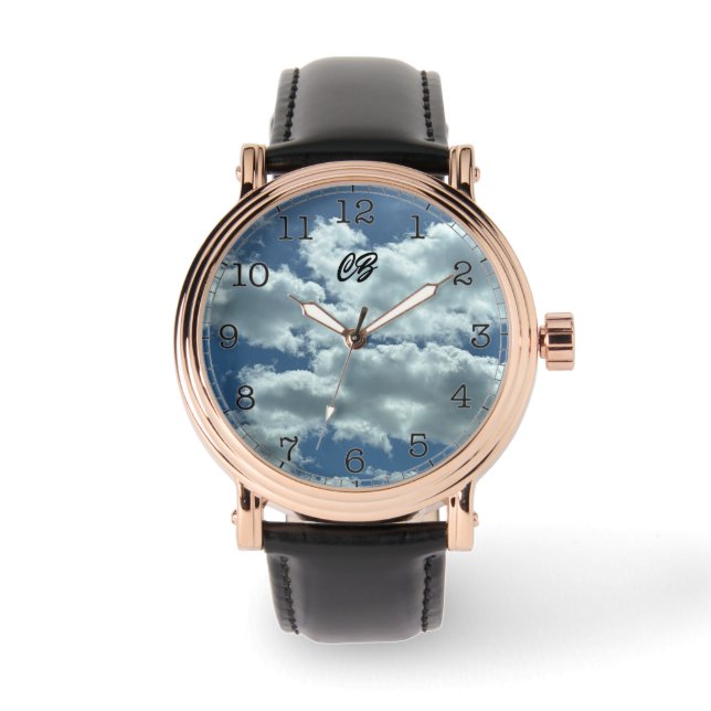 Reloj De Pulsera Nubes (Anverso)