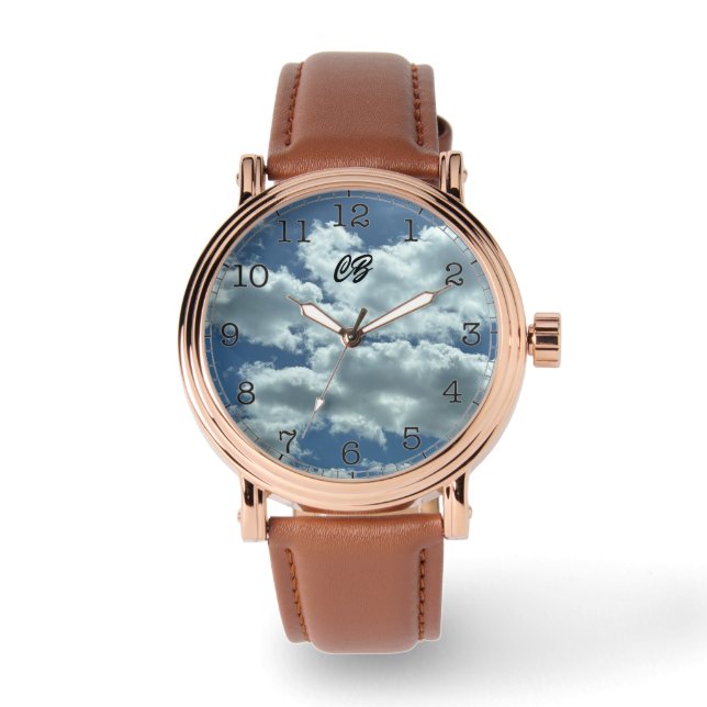 Reloj De Pulsera Nubes (Anverso)