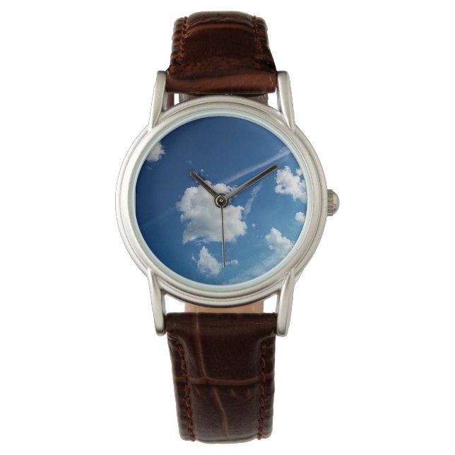 Reloj De Pulsera Nubes, en la luz (Anverso)
