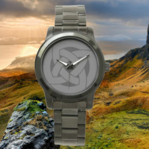 Reloj De Pulsera Nudo Celta Negro