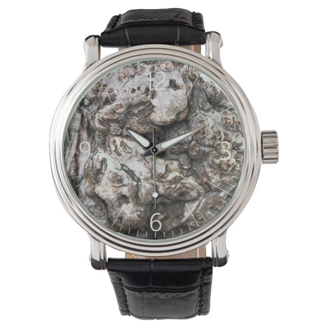 Reloj De Pulsera Nudo del tronco del árbol (Anverso)
