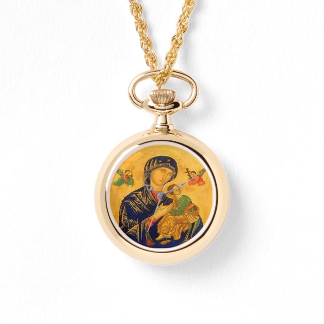 Reloj De Pulsera Nuestra madre de la ayuda perpetua (Anverso)
