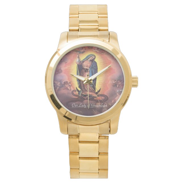 Reloj De Pulsera Nuestra Señora de Guadalupe Rev 12 (Anverso)