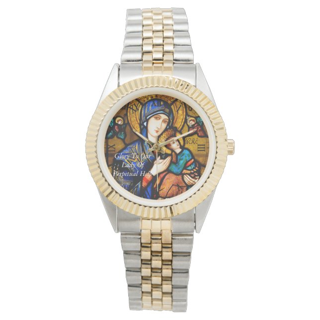 Reloj De Pulsera Nuestra Señora de la Perpetua Ayuda (Anverso)