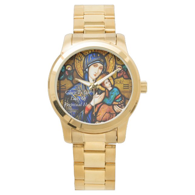 Reloj De Pulsera Nuestra Señora de la Perpetua Ayuda (Anverso)