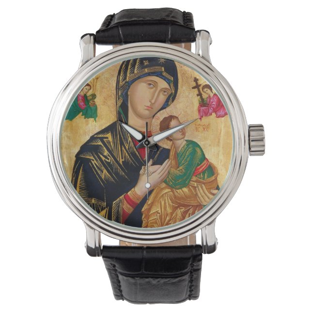 Reloj De Pulsera Nuestra Señora de la Perpetua Ayuda (Anverso)