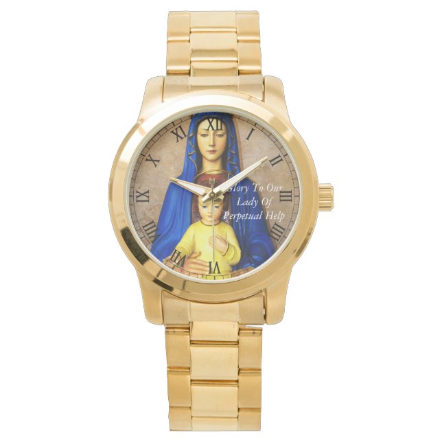 Reloj De Pulsera Nuestra Señora de la Perpetua Ayuda (Anverso)