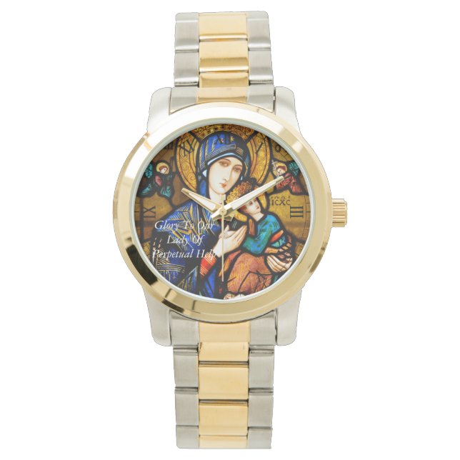 Reloj De Pulsera Nuestra Señora de la Perpetua Ayuda (Anverso)