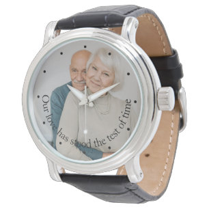 Reloj De Pulsera Nuestro Amor Personalizado Ha Sostenido La Prueba
