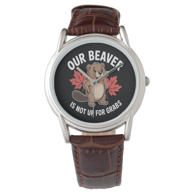 Reloj De Pulsera Nuestro castor no está en venta (Anverso)