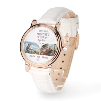 Reloj De Pulsera Nuestro primer El día de San Valentín juntos 2 fot