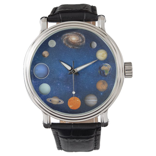 Reloj De Pulsera Nuestro sistema solar eWatch (Anverso)