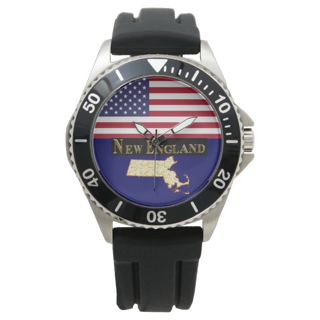 RELOJ DE PULSERA NUEVA INGLATERRA (Anverso)