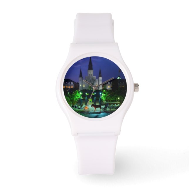 Reloj De Pulsera Nueva Orleans Louisiana (Anverso)