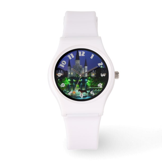Reloj De Pulsera Nueva Orleans Louisiana (Anverso)